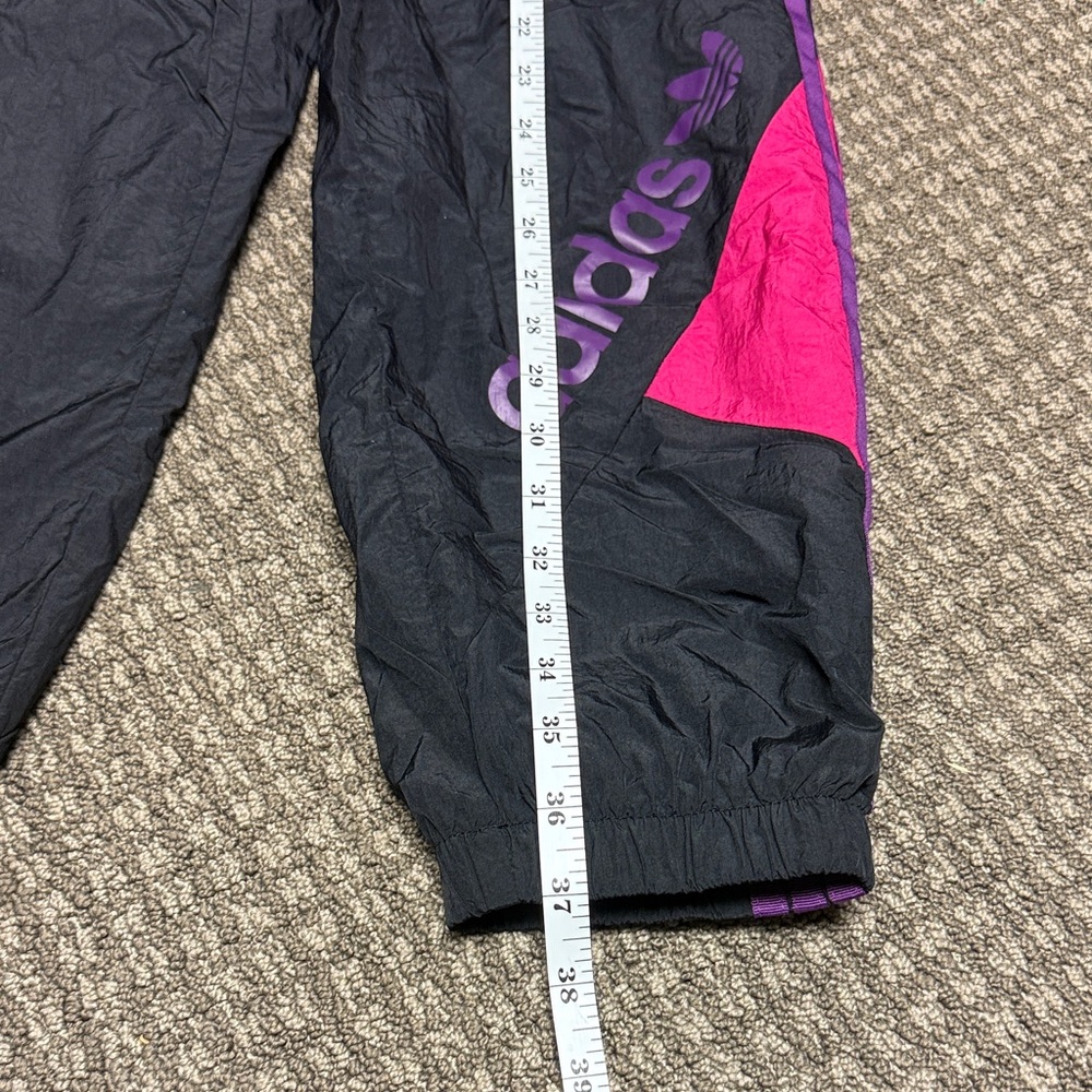 Adidas Black Joggers with Pink and Purple Accents sz S - Picture 2 of 4